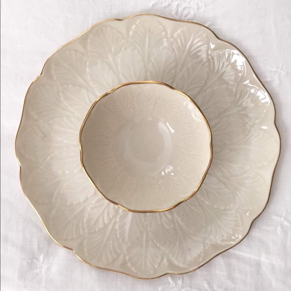 Vintage Lenox Chip & Dip